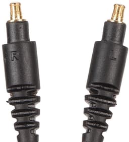 Jhubers Goods - Audio Upgradekabel - Vervangende Kabel - Vergulde Plug - ATH MSR7b - ATH SR9 - Hoofdtelefoon Compatibel - ATH ESW990H - Zwart - 3,5 mm - 3,9ft Audio-upgradekabel, Vlechtkabel, Vervangend Snoer — thumbnail 2