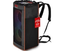 Draagbare Waterdichte Speaker Tas met Verstelbare Rugbanden en Zijvakken