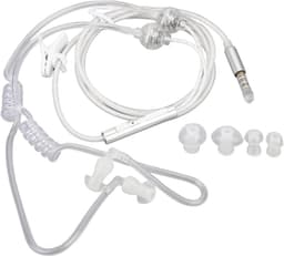 Binaurale 3,5 mm Jack Air Tube Headset met Ruisonderdrukking voor Laptop en Tablet - Wit - Geschikt voor Galaxy en NOTE-serie — thumbnail 1