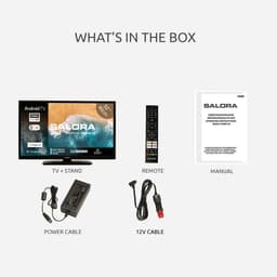 Salora 32MBA300 LED Android Smart Televisie met 220 Volt en 12 Volt aansluiting — thumbnail 4