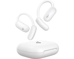 soundcore AeroFit 2 by Anker - Open-ear oordopjes - Niet-intrusief ontwerp - Verstelbaar comfort - Goede pasvorm - Rijke bas - Hi-res audio - 42 uur afspeeltijd - Bluetooth 5.4 - Draadloos opladen - IP55 - Open-ear earbuds