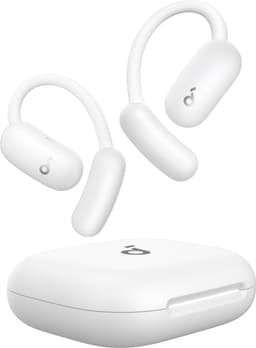 soundcore AeroFit 2 by Anker - Open-ear oordopjes - Niet-intrusief ontwerp - Verstelbaar comfort - Goede pasvorm - Rijke bas - Hi-res audio - 42 uur afspeeltijd - Bluetooth 5.4 - Draadloos opladen - IP55 - Open-ear earbuds — thumbnail 1