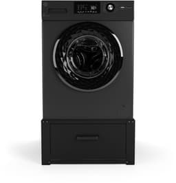 Wasophoogte® Wasmachine verhoger met lade - Wasmachine opbouwmeubel XL - Wasmachine sokkel - 31cm hoog - Zwart - Universeel - 63*63 (LxB) - Inclusief wandbeugels — thumbnail 8