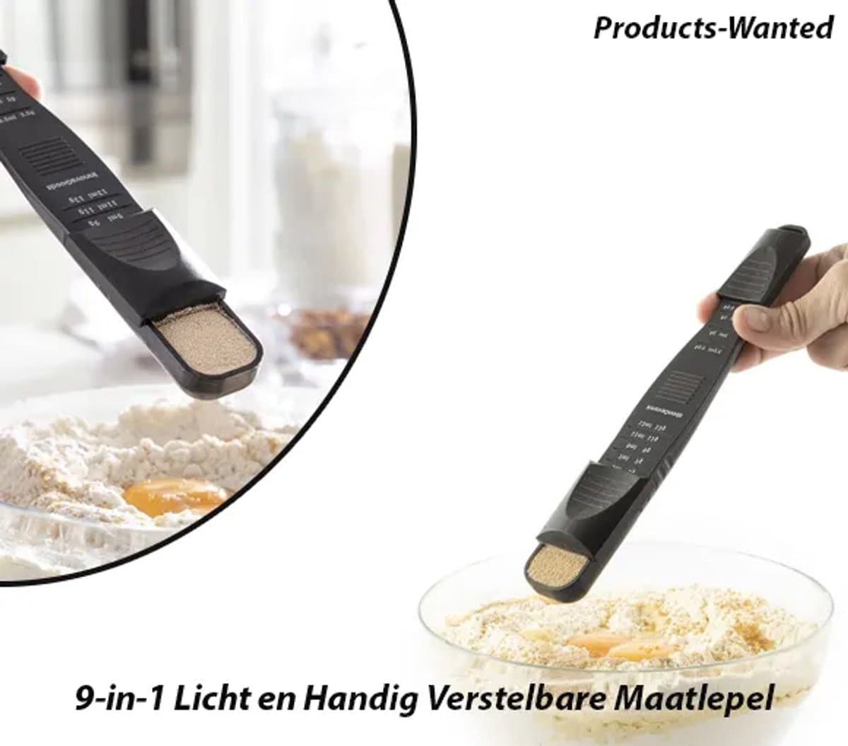 2-Stuks Licht en Handig Verstelbare Maatlepel (9-in-1) — afbeelding 1