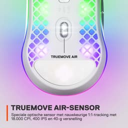 SteelSeries Aerox 3 Wireless - Snow gaming muis — thumbnail 3