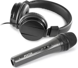 DJ koptelefoon Vonyx VH120 + DJ microfoon Fenton DM105 - DJ accessoires — thumbnail 1