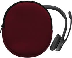 kwmobile hoes geschikt voor Logitech H390 - 21,5 x 16 cm - Beschermhoes voor headset in braam - Van neopreen — afbeelding 1