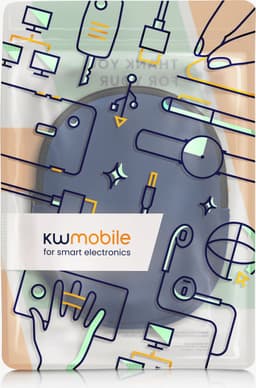 kwmobile hoes geschikt voor Sony WH-CH520 / WH-CH510 / MDR-ZX110 - 22,5 x 17 cm - Beschermhoes voor headset in donkerblauw - Van neopreen — thumbnail 8