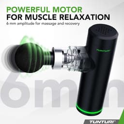Thijox - Massage Gun Mini - Draadloze Spiermassageapparaat - Compact - Ideaal voor Thuis, Sport en Ontspanning - Verlicht Spierpijn en Stijfheid - Zwa — thumbnail 3