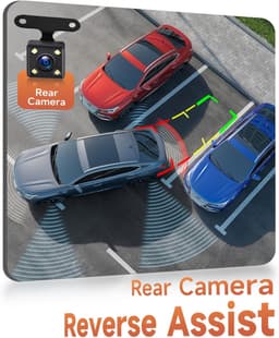 Auto Camera - Rijrecorder - Veilige Rit - 4 Camera's 360 Graden - 3 Inch Scherm - Zwart — thumbnail 5