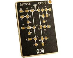 Morse Code Trainer Trainingskaart - LED Interactieve Audio Telegraaf Oefentool Met Real-Time Feedback, Opname & Afspelen Draagbaar PCB Ontwerp
