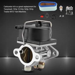 Carburateur Kit - Inclusief Brandstoffilter - Luchtfilter met Voorfilter - Afdichting - Brandstofleiding - Eenvoudige Installatie - Grasmaaier Carburateur — thumbnail 3