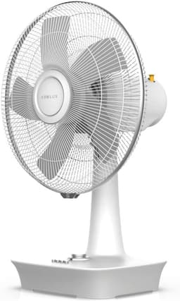 Tafelventilator - Grote ventilator - Ruimte Koelen - Koperen Motor - 40 cm Diameter - Wit — thumbnail 1