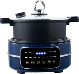 Multicooker Airfryer - Keukenapparaat - Gezond Koken - Veelzijdige Functies - 5L Capaciteit - Zwart — thumbnail 1
