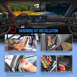SnelShoppen - Type C Dash Cam Hardwire Kit - 24/7 Parkeerbewaking - 5V/2.5A Auto Dash Camera Oplader - 320cm Laagspanning Beschermingskabel - Hoog Com — thumbnail 4