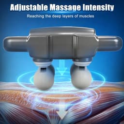 Thijox - Massagepistool voor Diepe Weefselmassage met 28 Verwisselbare Kappen, 6 Modi en 20 Snelheden, Spierontspanning voor Schouder en Rug, Ideaal v — thumbnail 4