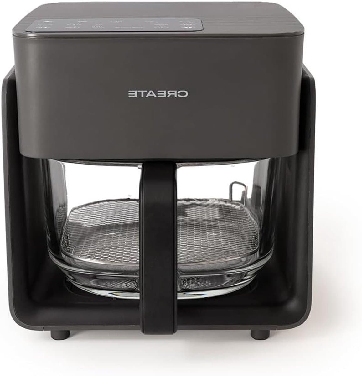 Heteluchtfriteuse Glas 4.2L Zwart voor Gezond Frituren 1300W — afbeelding 1