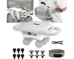 Solidchoice - Draagbare Massage Gun met 18 Massagekoppen en 50 Snelheden