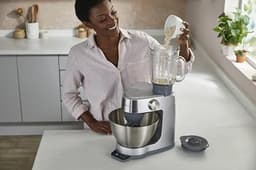 Keukenmachine - Mixer Kom - Bakken en Koken - Inclusief Weegschaal - 4.3L Kom - Zilver — thumbnail 2