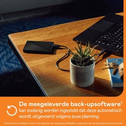 Externe Harde Schijf - Mobiele Opslag - Bestanden Opslaan - Automatische Back-ups - 1 TB - Zwart — thumbnail 4