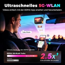 Dashcam voor auto - Zwart - Z90 Master met drie camera's - 4K + 4K + 3K Dual STARVIS 2 HDR - Voor volledige voertuigbewaking — thumbnail 3