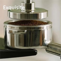 Koffie Stamper - Barista Gereedschap - Espresso Bereiding - Gelijkmatige Poederpersing - 58 mm - Zilver — thumbnail 2
