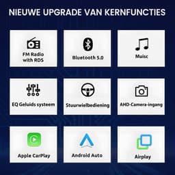 Junsun lINUX Draadloos Carplay & Andriod Auto Geschikt voor Peugeot Partner Citroën Berlingo 2 (B9) 2008-2019 - 9 Inch HD TouchScreen - Bluetooth - GPS navigatie- WiFi -FM - RDS- Airplay - Quad-core processor — thumbnail 5