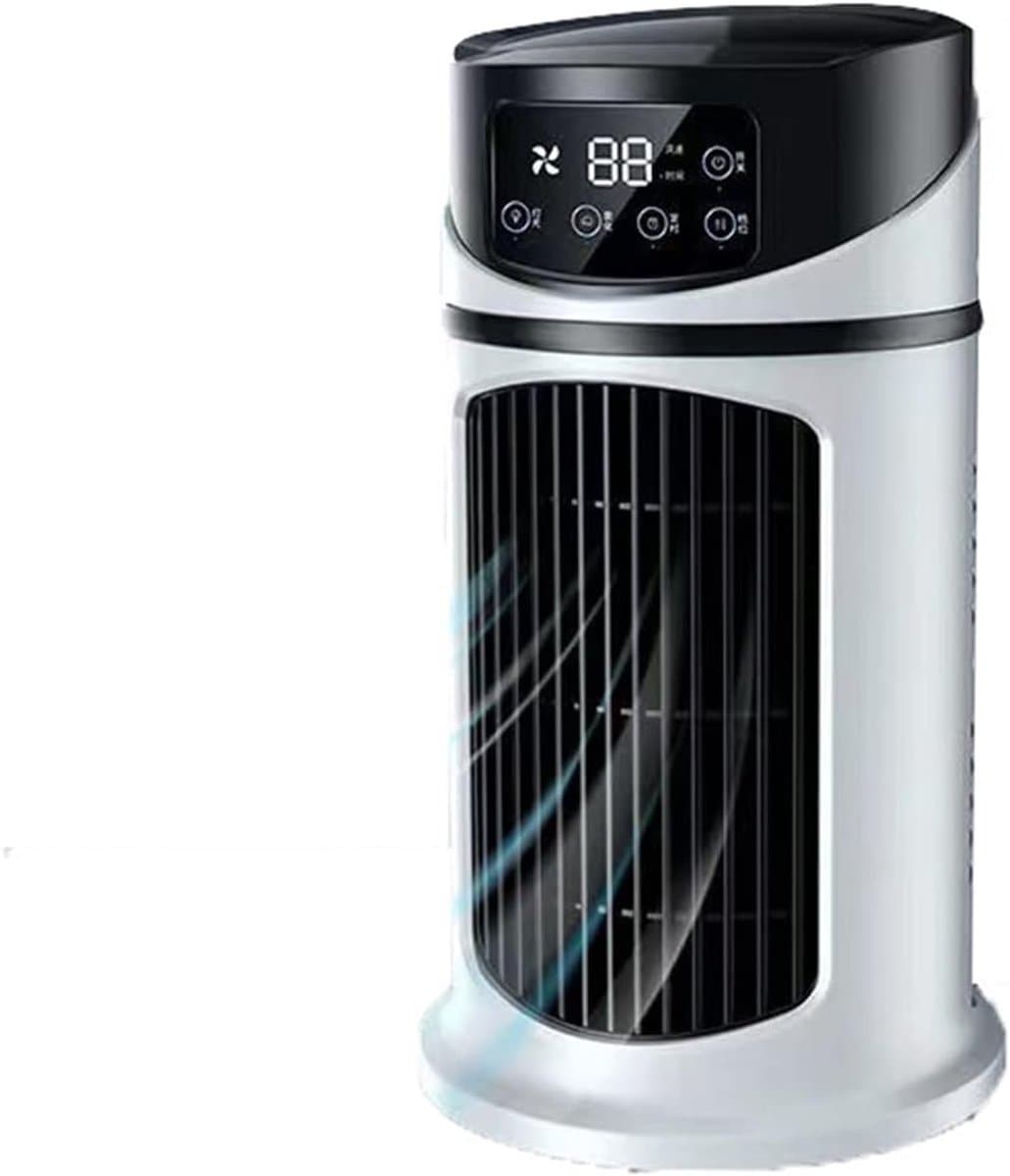 Mini Airco - Ventilator Koeler - Persoonlijke Verkoeling - Stille Werking - 300 ml Tank - Wit — afbeelding 1
