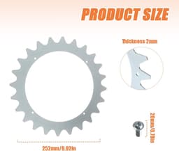 Grasmaaier traction assist TLMA-01 - 2 stuks - geschikt voor Yuka 1500/2000 - ShopVlot — thumbnail 5