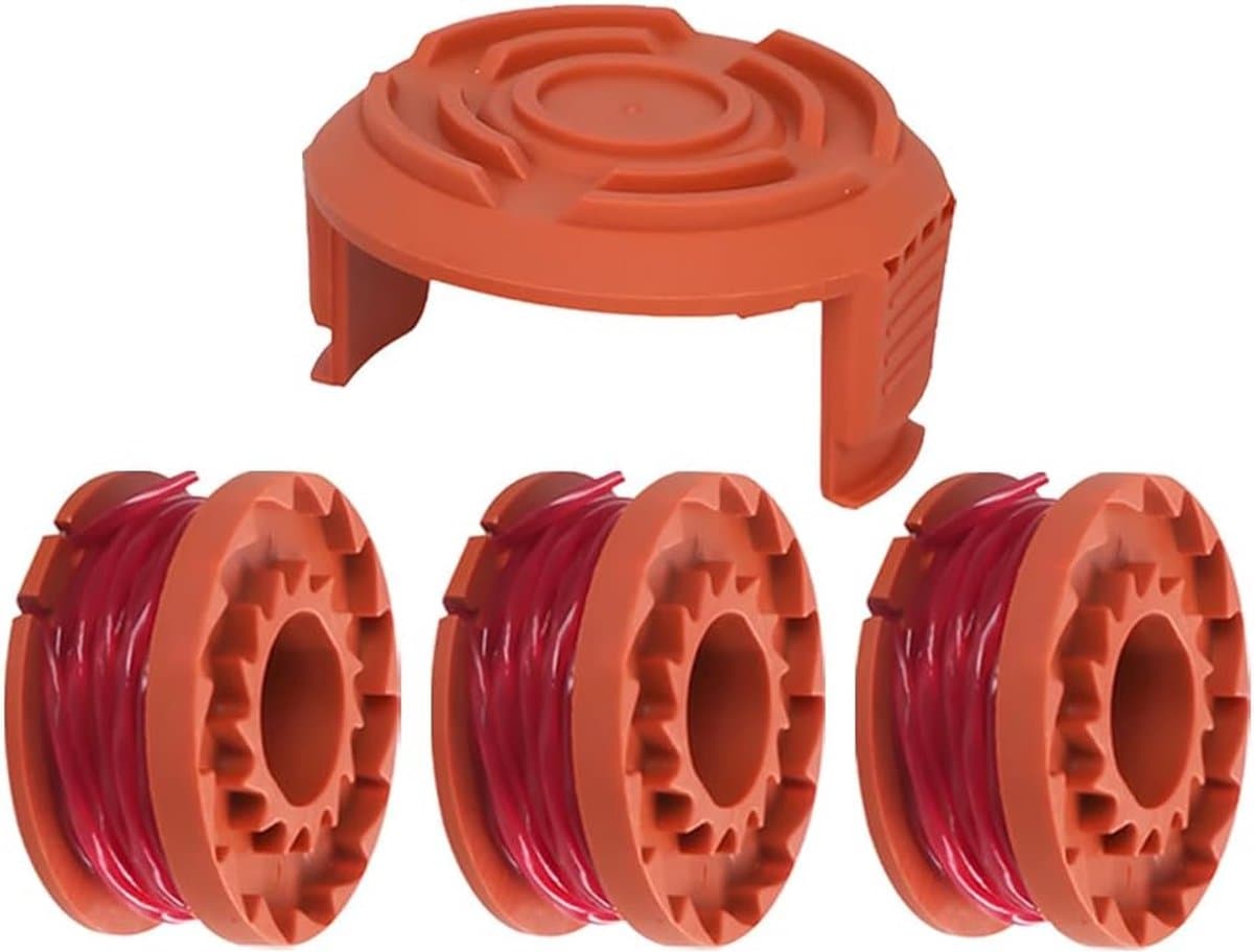 Grasmaaier spoelen 1,65 mm - Nylon 3 m - Hoogwaardige vervangingsspoelen - Geschikt voor Worx WG180/WG163/WG175 - ShopVlot — afbeelding 1
