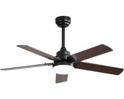Jensaro Plafondventilator met Verlichting - Diameter 107 CM - Ventilator - Energiezuinige DC Motor - Afstandsbediening - LED Lamp — afbeelding 1