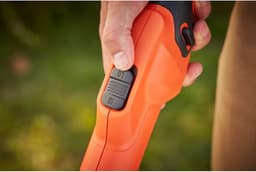 QORA® Kantenmaaier - Grasmaaier - Accugrasmaaier - Oranje/Zwart - 116cm x 23cm x 1cm — thumbnail 2