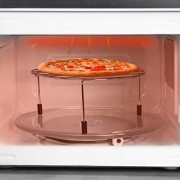 Magnetron met Grill - Oven Apparaat - Snel Eten Bereiden - 3Dwave Technologie - 20L Inhoud - Zwart — thumbnail 4