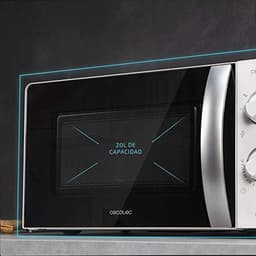 Magnetron met Grill - Oven Apparaat - Snel Eten Bereiden - 3Dwave Technologie - 20L Inhoud - Zwart — thumbnail 5