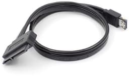 Dual Power 12V en 5V eSATAp naar SATA-kabel voor 2,5 en 3,5 inch harde schijven — thumbnail 3