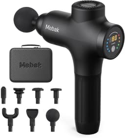 SnelShoppen - Draagbaar Massagepistool voor Spieren en Diepteweefsel, 3200 omw/min, 12 mm, 7 Massagekoppen, 5 Instellingen, Elektrisch Handmassageappa — thumbnail 1