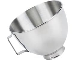 Rvs Mengkom - Keukenmachine Kom - Mixen Marineren Bakken - Met Handvat - 22x22cm - Zilver