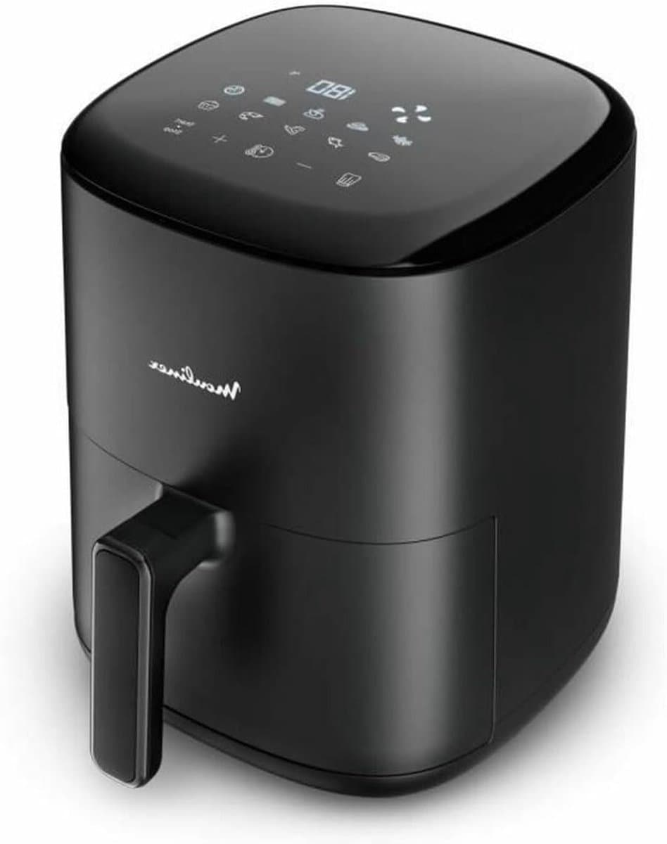 Luchtfriteuse - Airfryer Frituurpan - Gezond Frituren - Digitaal Display - 3 liter - Zwart — afbeelding 1