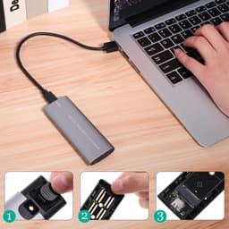 Externe Harde Schijf - Draagbare SSD - Snelle Gegevensoverdracht - Dual Protocol - 115 x 37 x 12 cm — thumbnail 5