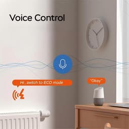 Slimme Radiator Thermostaat - Verwarming Knop - Energie Besparen - Weekschema Instelbaar - M30 x 1.5mm - Zwart — thumbnail 4