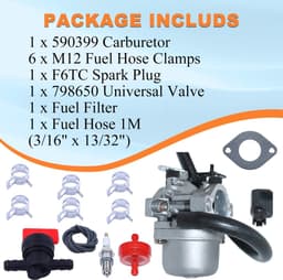 Omgoods - Carburetor Compatibel met Diverse Grasmaaier Modellen — thumbnail 3