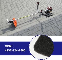 SnelShoppen - 2 Stuks Grasmaaier Luchtfilter Spons 70x60x5mm Vervangingsonderdeel voor Precisie Luchtfiltratie en Motorprestaties in de Tuin — thumbnail 5