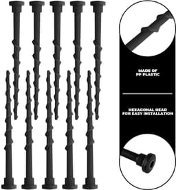 SnelShoppen - 10 Grasmaaier Schroeven Voor Husqvarna Automower 105 305 308, 13,7 cm, Stabiel, Corrosiebestendig, Eenvoudige Montage — thumbnail 2