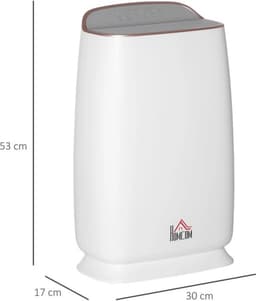 Luchtreiniger - Air cleaner - Airpurifier - Air purifier met HEPA Filter - 3 lagen CADR 220 m³/u tot 28 m² - ABS en PP - 45W - Wit — thumbnail 1