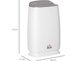 Luchtreiniger - Air cleaner - Airpurifier - Air purifier met HEPA Filter - 3 lagen CADR 220 m³/u tot 28 m² - ABS en PP - 45W - Wit