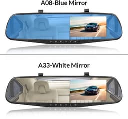 Dashcam voor Auto - Dashcam 4.3 Inch - Full HD 1080P Auto Rij Recorder - Achteruitkijkspiegel DVR - Nachtzicht, Bewegingsdetectie & Parkeermodus - 6M Achteruitrijcamera - Zonder Geheugenkaart - Zwart — thumbnail 4