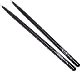 MUSIC STORE 5A Sticks, zwart, Hornbeam, Wood Tip - Drumsticks — thumbnail 1