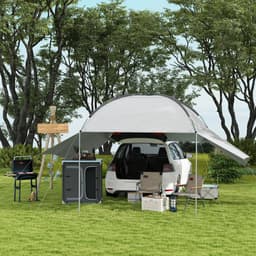 Pugsdrly Houtskoolgrill Smoker BBQ-grill, 1 opbergvak, incl. thermometer, 83 x 46,5 x 115 cm, zwart — thumbnail 4