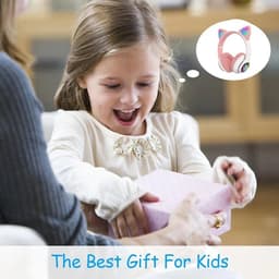 Je Huis Kinder Bluetooth Hoofdtelefoon Kattenoortjes LED Flitslamp Draadloos Stereo Met Microfoon TF-kaart Ondersteuning Opvouwbaar Verjaardagscadeau — thumbnail 4