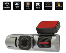 3,16 inch HD auto DVR-rijrecordercamera met ingebouwde dubbele lens voor de rijrecorder — thumbnail 1